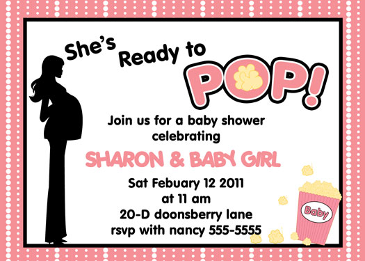 She S Ready To Pop She S About To Pop Baby Shower Invitation
