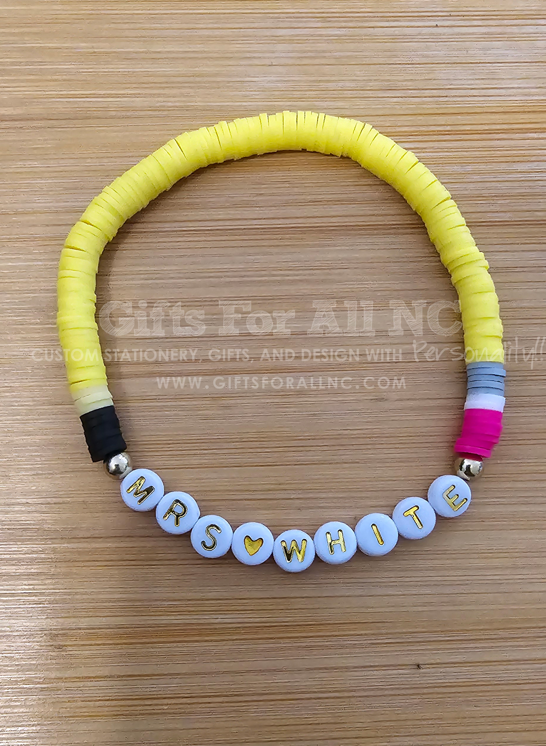 Teachers Pencil Bracelet